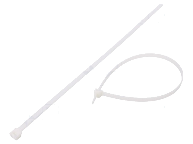 Kabelbinder; L: 368mm; W: 7,6mm; polyamide; 534N; natuurlijk Kabelbinder; L: 368mm; W: 7,6mm; polyamide; 534N; natuurlijk